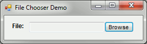 File Chooser Demo