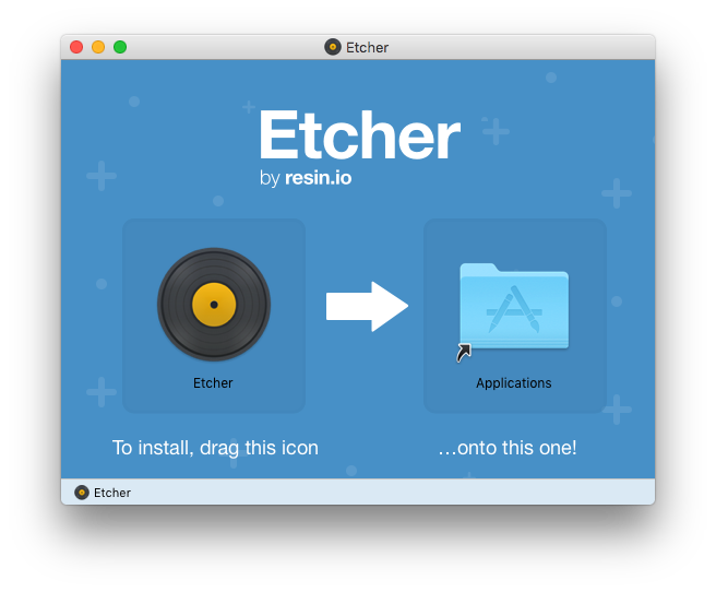 Etcher installer on OS-X