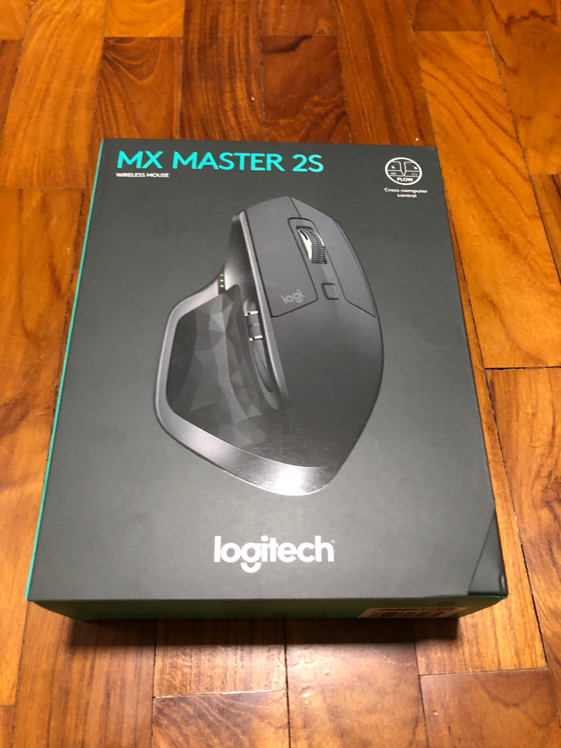 Front of box for Logitech MX Master 2S wireless mouse