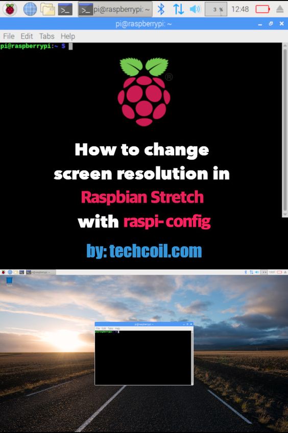 How to change screen resolution in Raspbian Stretch with raspi-config