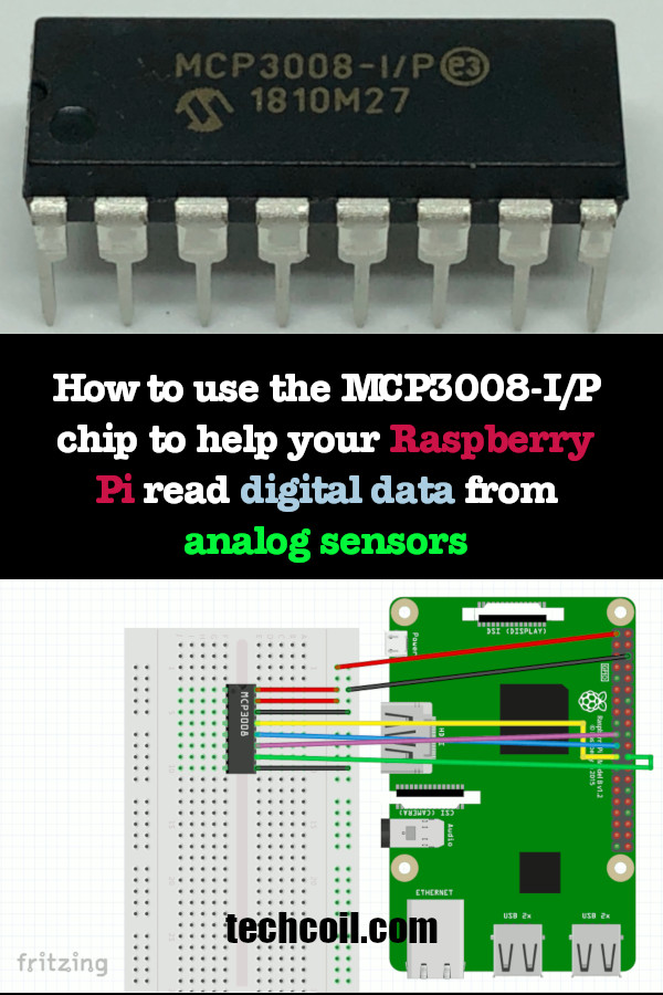 How to use the MCP3008-IP chip to help your Raspberry Pi read digital data from analog sensors