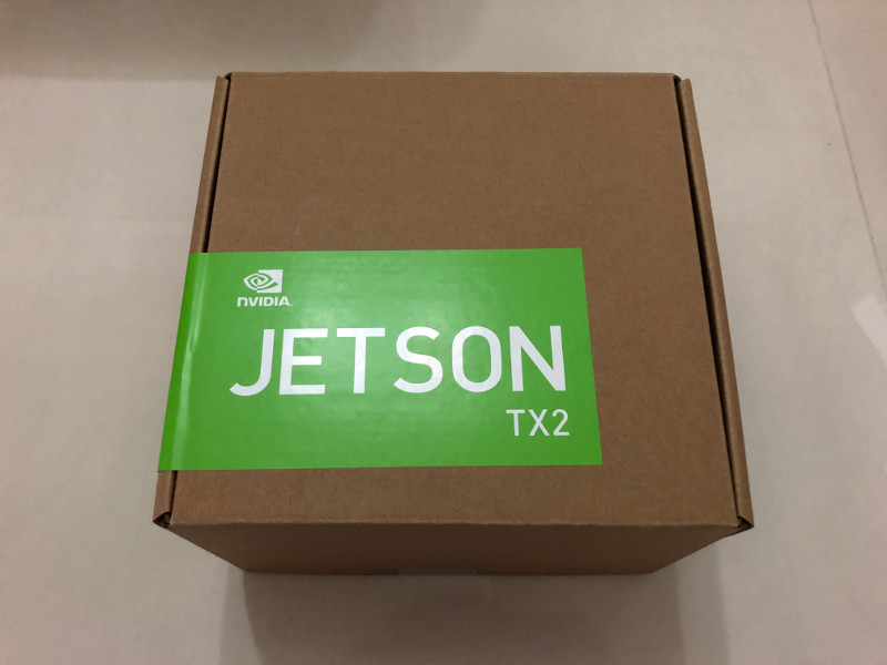 Nvidia Jetson TX2 developer kit in box with Nvidia seal intact