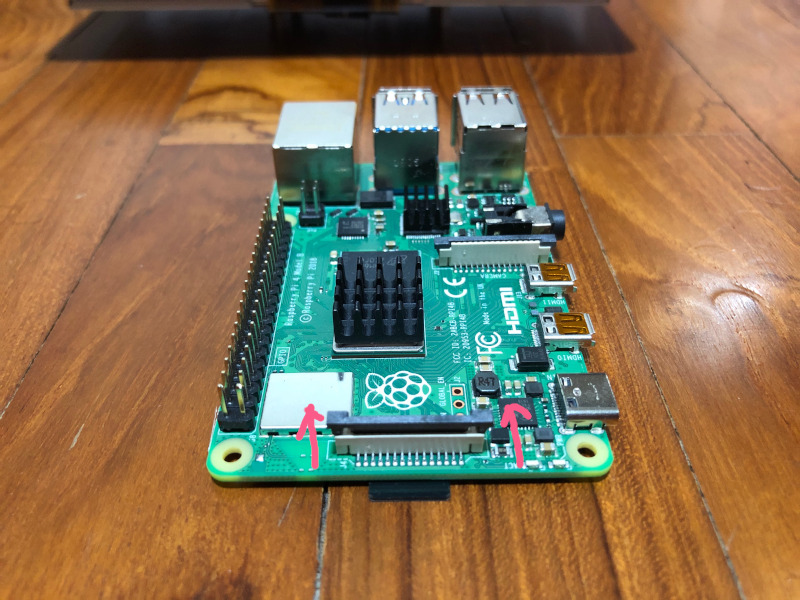 Pi4B DSI connector being loosened