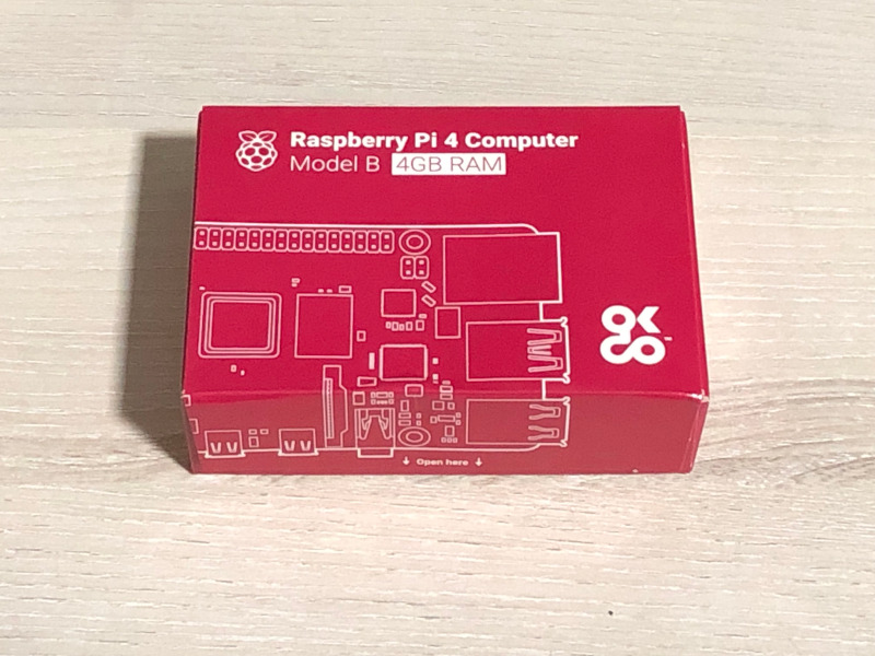 Raspberry Pi 4 Computer Model B 4GB edition in box