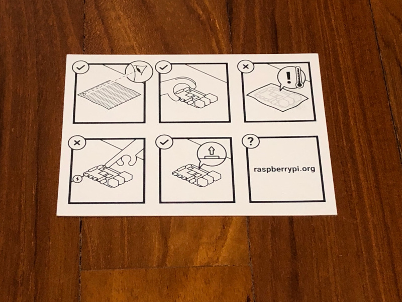 Raspberry Pi 4 Model B infographics on what to do and what not to do