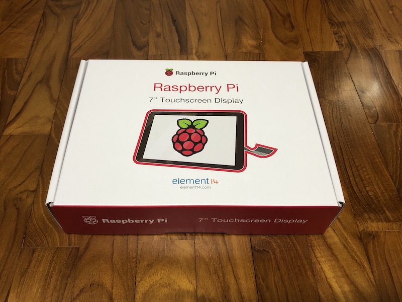 Raspberry Pi Official 7 Inch Touch Screen box from element 14
