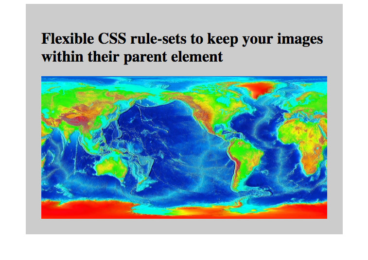 Example of a large image staying within boundary of its parent element