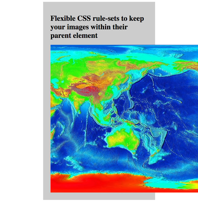 Example of large image overspilling the parent container