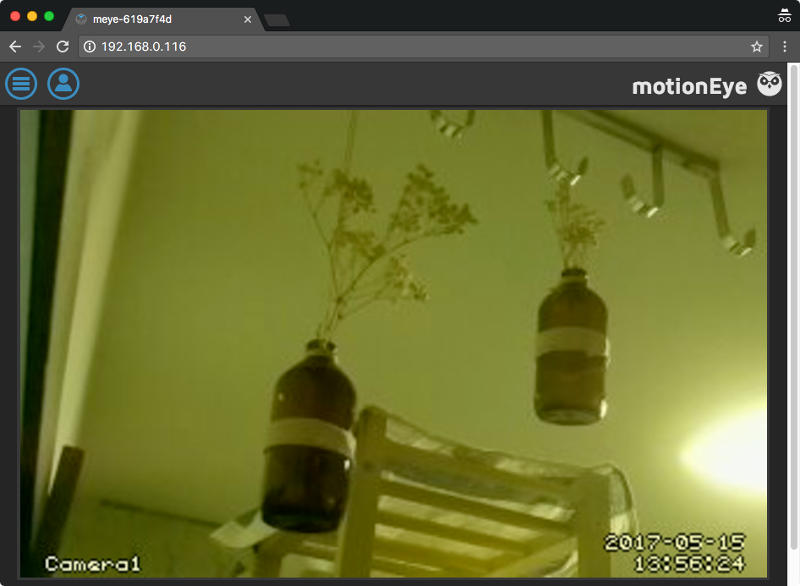 First access to Raspberry Pi Zero W CCTV camera via Chrome