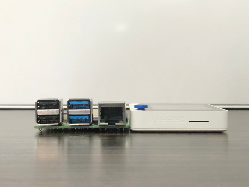 height comparison between Raspberry Pi 4B and Wio Terminal