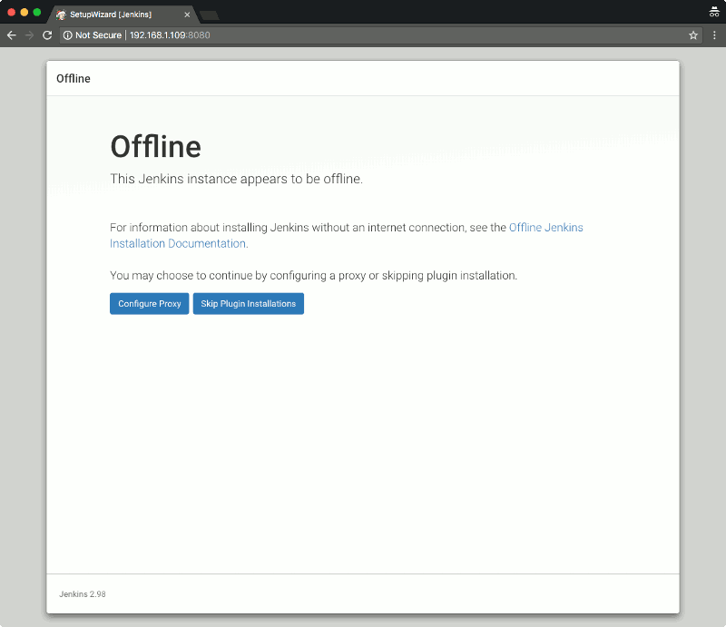 Jenkins 20171227 offline notification screen