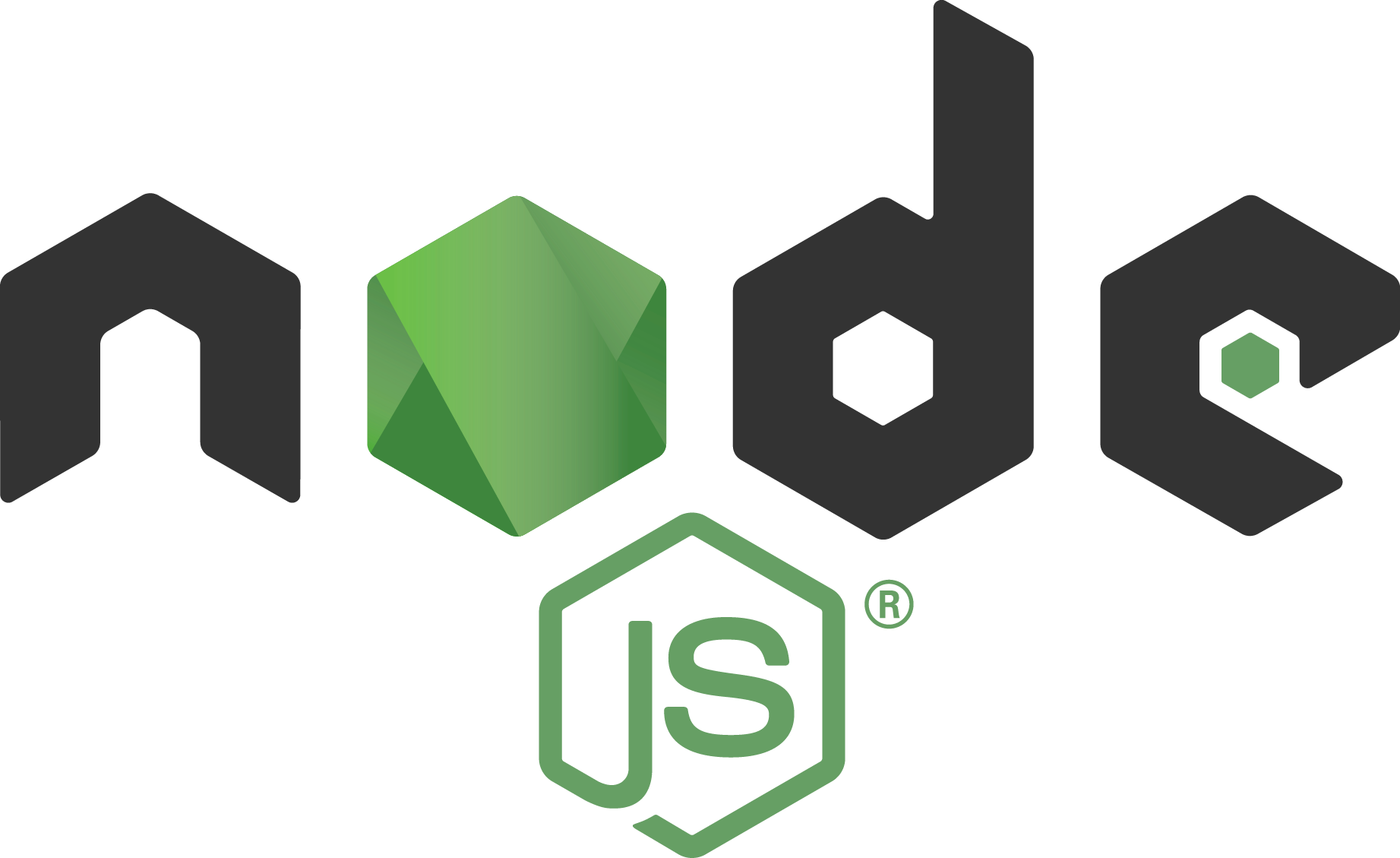 Nodejs new pantone black logo