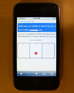 Using iPhone 3G to search for car Using iPhone 3g to search for car