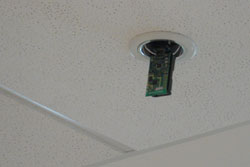 Sensor node on roof Sensor node on roof