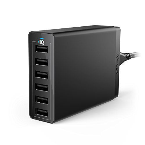Image for Anker 60W 6-Port USB Wall Charger, PowerPort 6