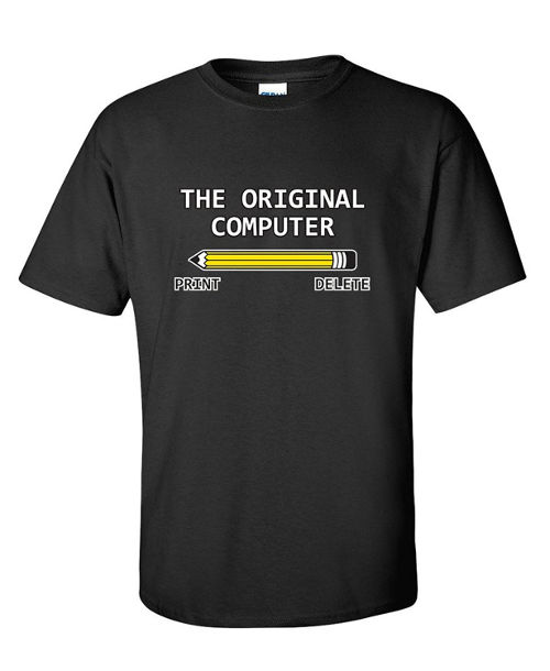 Image for The Original Computer Geek Nerd Tee Sarcastic Adult Humor Very Funny T Shirt