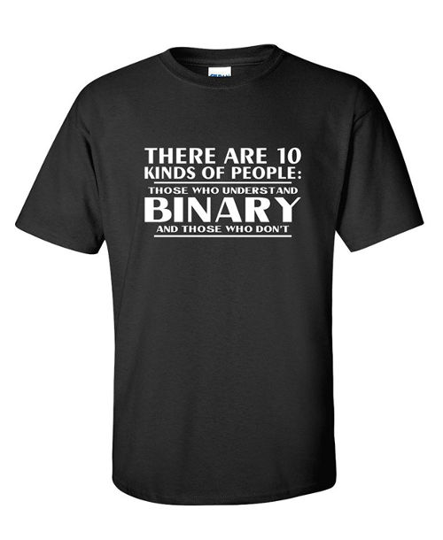 Image for There Are 10 Kinds Of People Binary And Those Don't T-Shirt