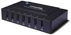 Plugable USB 2.0 7-Port High Speed Charging Hub with 60W Power Adapter