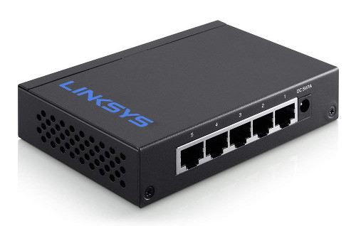 Linksys Business LGS105 5-Port Desktop Gigabit Ethernet Network Unmanaged Switch