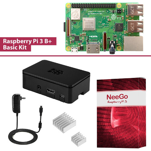 NeeGo Raspberry Pi 3 B+ (B Plus) Basic Kit Pi