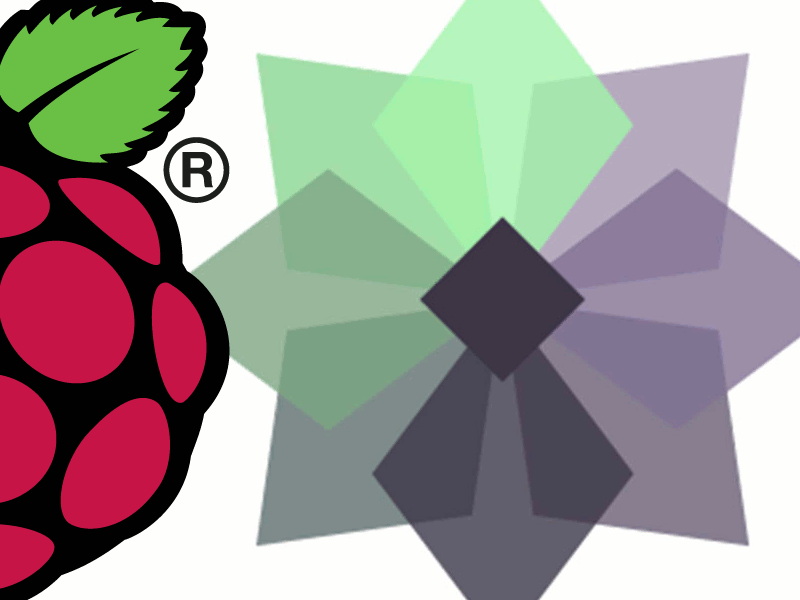 Raspberry Pi logo and Taiga Logo
